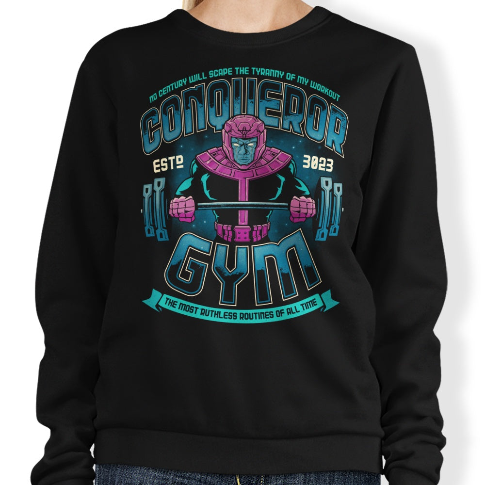 Conqueror Gym - Adult & Kids T-Shirts, Sweatshirts & Hoodies apparel design preview 1