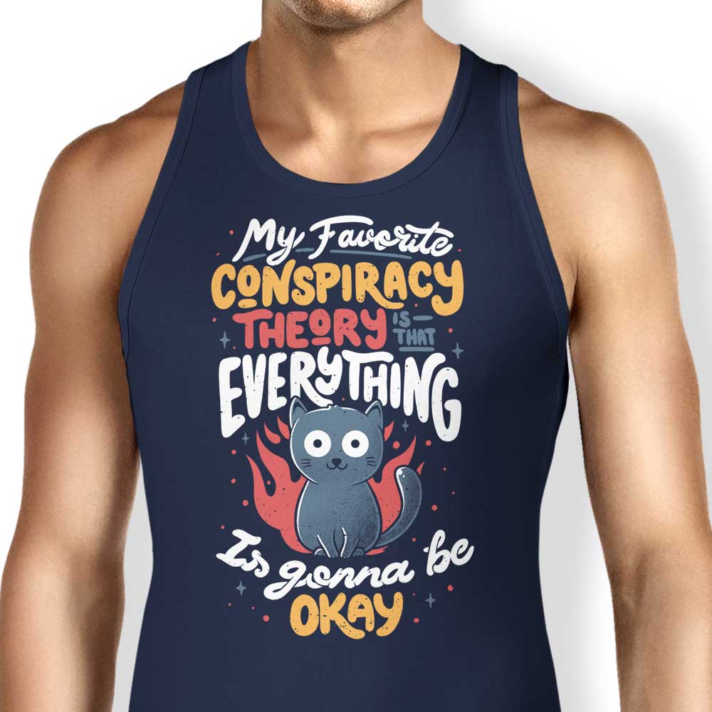 Conspiracy Theory Tank Top - Adult & Kids T-Shirts, Sweatshirts & Hoodies apparel design preview 1