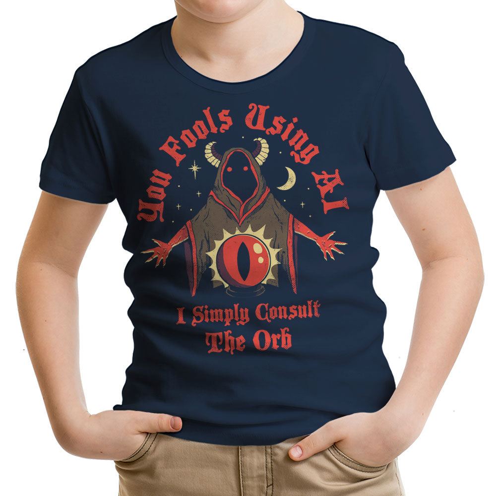 Consult the Orb Youth Apparel - Adult & Kids T-Shirts, Sweatshirts & Hoodies apparel design preview 2