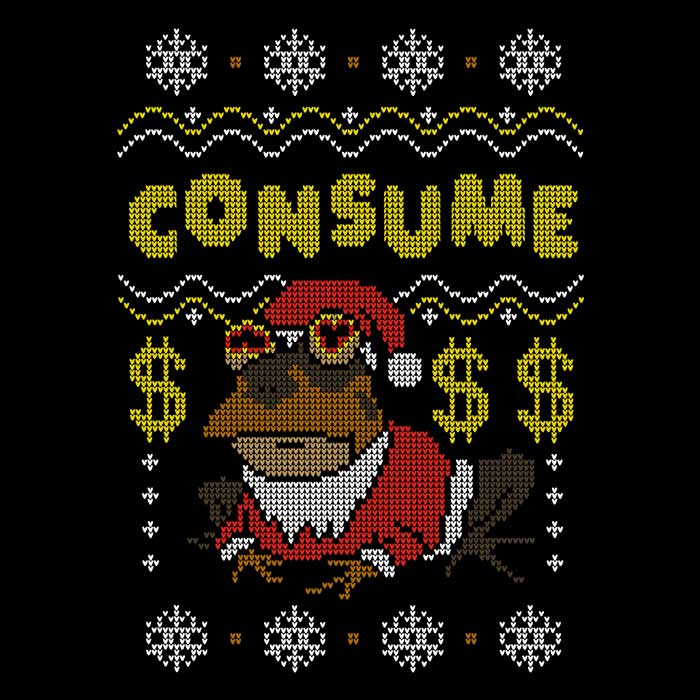 Consume - Adult & Kids T-Shirts, Sweatshirts & Hoodies apparel design preview 2
