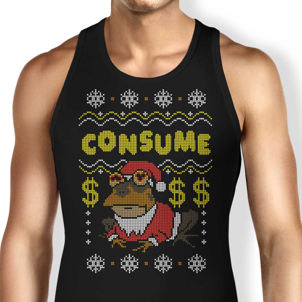 Consume Tank Top - Adult & Kids T-Shirts, Sweatshirts & Hoodies apparel design preview 1
