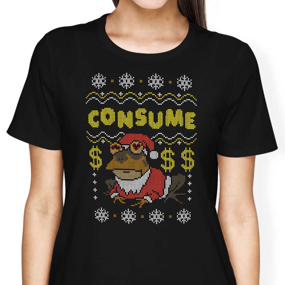 Consume Women's Apparel - Adult & Kids T-Shirts, Sweatshirts & Hoodies apparel design preview 2