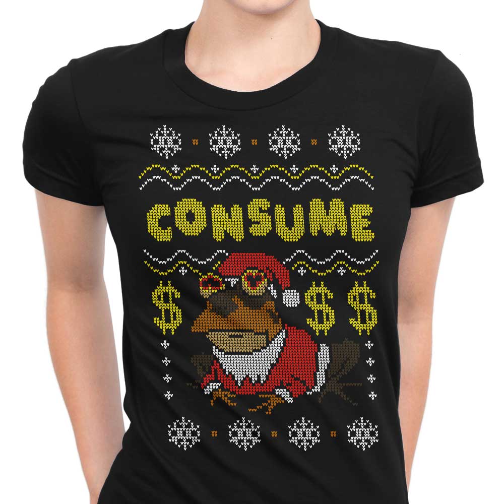 Consume Women's Apparel - Adult & Kids T-Shirts, Sweatshirts & Hoodies apparel design preview 1