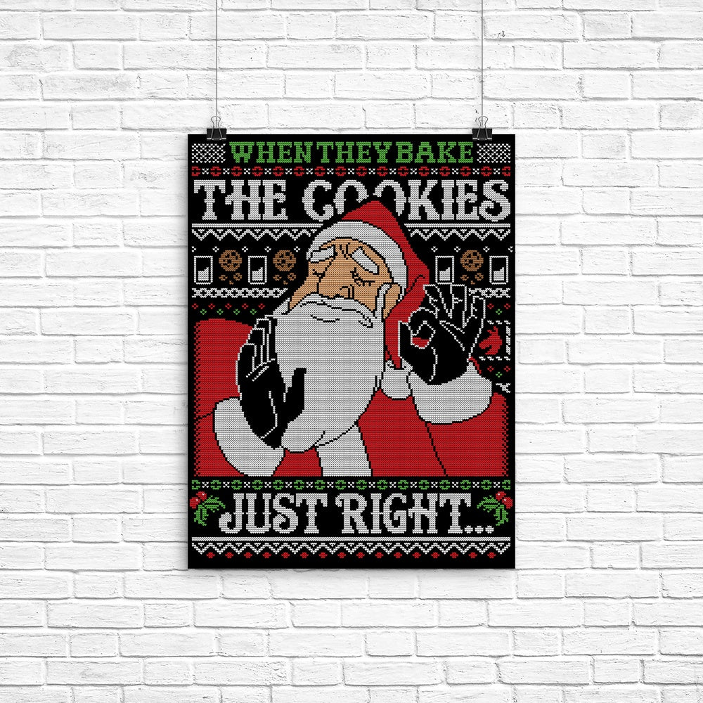 Cookies Just Right Poster - Adult & Kids T-Shirts, Sweatshirts & Hoodies apparel design preview 1