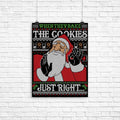 Cookies Just Right Poster - Adult & Kids T-Shirts, Sweatshirts & Hoodies apparel design preview 1