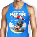 Cooler on the Dark Side Tank Top - Adult & Kids T-Shirts, Sweatshirts & Hoodies apparel design preview 1