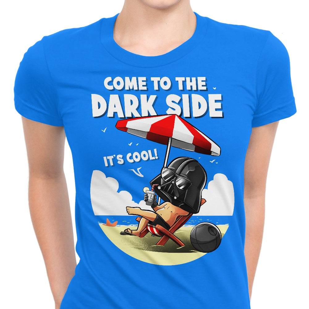 Cooler on the Dark Side Women's Apparel - Adult & Kids T-Shirts, Sweatshirts & Hoodies apparel design preview 1