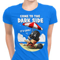 Cooler on the Dark Side Women's Apparel - Adult & Kids T-Shirts, Sweatshirts & Hoodies apparel design preview 1