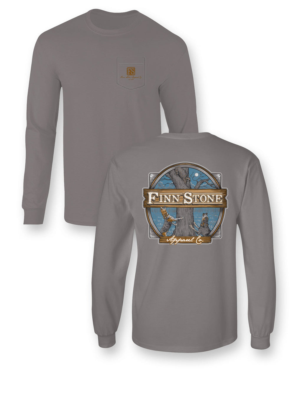 SALE Finn Stone Apparel Coon Dog Comfort Colors - Adult & Kids T-Shirts, Sweatshirts & Hoodies apparel design preview 1