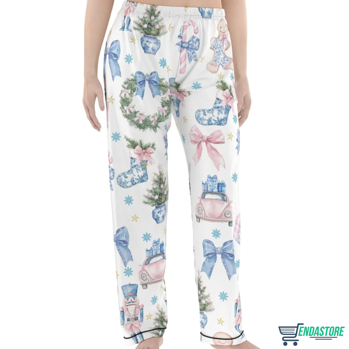 Coquette Chinoiserie Christmas Satin Pajama Set product image 2