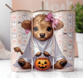 Halloween Highland Cow Cute Spooky Ghost 20 oz Skinny - Adult & Kids T-Shirts, Sweatshirts & Hoodies apparel design preview 1