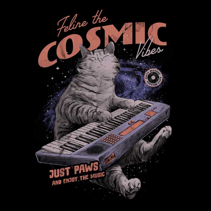 Cosmic Vibes - Adult & Kids T-Shirts, Sweatshirts & Hoodies apparel design preview 2