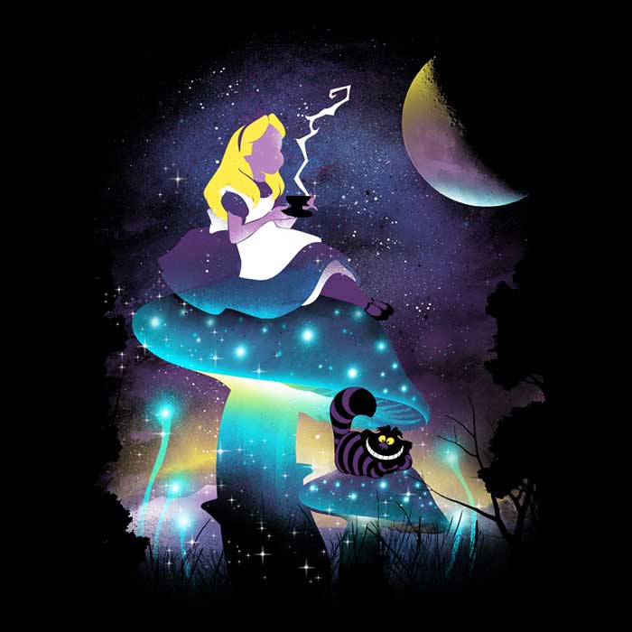 Cosmic Wonderland - Adult & Kids T-Shirts, Sweatshirts & Hoodies apparel design preview 2