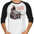 Couch Gag Horror 3/4 Sleeve Raglan - Adult & Kids T-Shirts, Sweatshirts & Hoodies apparel design preview 1