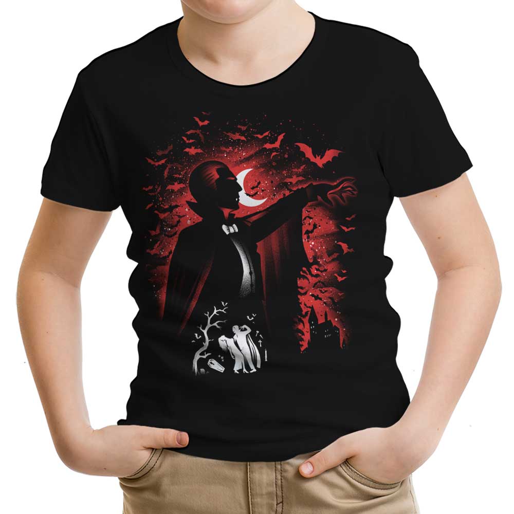 Count Dracula Youth Apparel - Adult & Kids T-Shirts, Sweatshirts & Hoodies apparel design preview 1