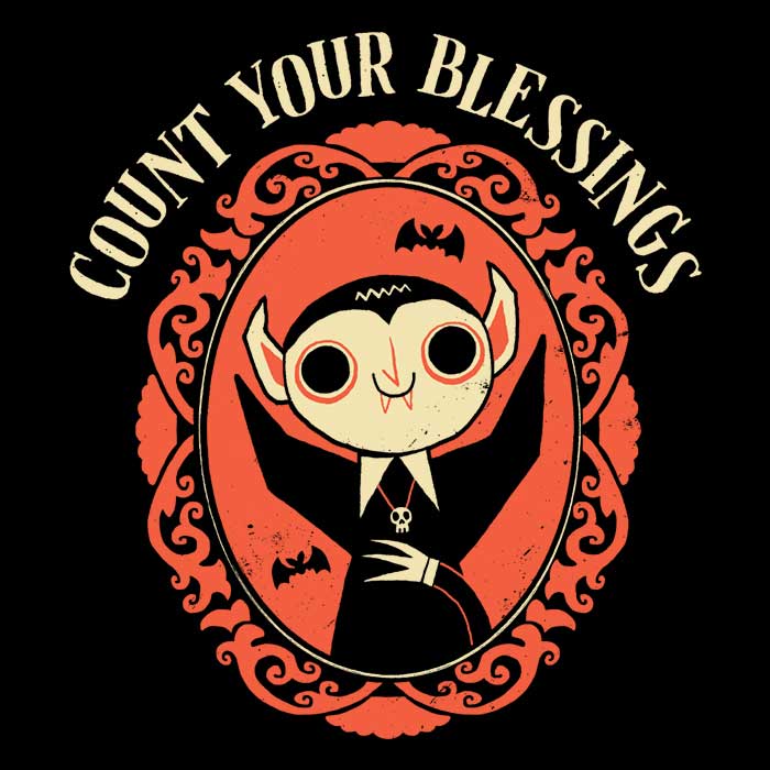 Count Your Blessings Women's Apparel - Adult & Kids T-Shirts, Sweatshirts & Hoodies apparel design preview 2