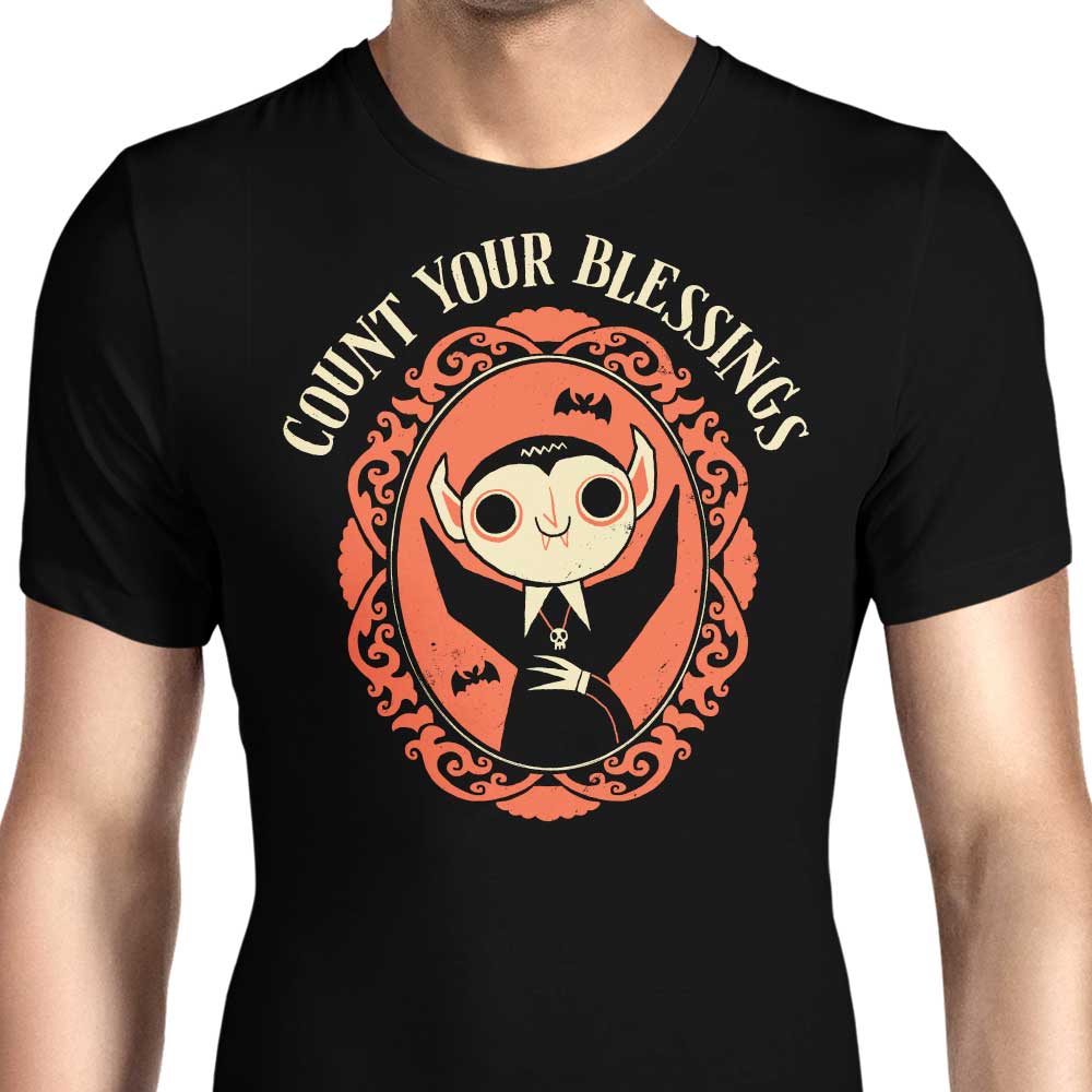 Count Your Blessings Men's Apparel - Adult & Kids T-Shirts, Sweatshirts & Hoodies apparel design preview 1