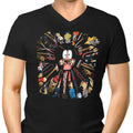 Courage Wick Men's V-Neck - Adult & Kids T-Shirts, Sweatshirts & Hoodies apparel design preview 1
