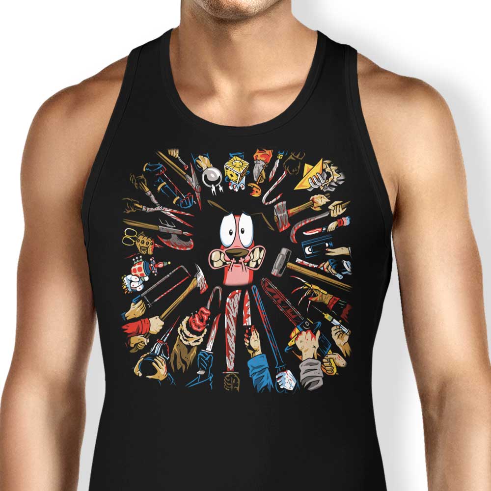 Courage Wick Tank Top - Adult & Kids T-Shirts, Sweatshirts & Hoodies apparel design preview 1