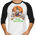 Coven of Trash Witches 3/4 Sleeve Raglan - Adult & Kids T-Shirts, Sweatshirts & Hoodies apparel design preview 1