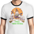 Coven of Trash Witches Ringer - Adult & Kids T-Shirts, Sweatshirts & Hoodies apparel design preview 1