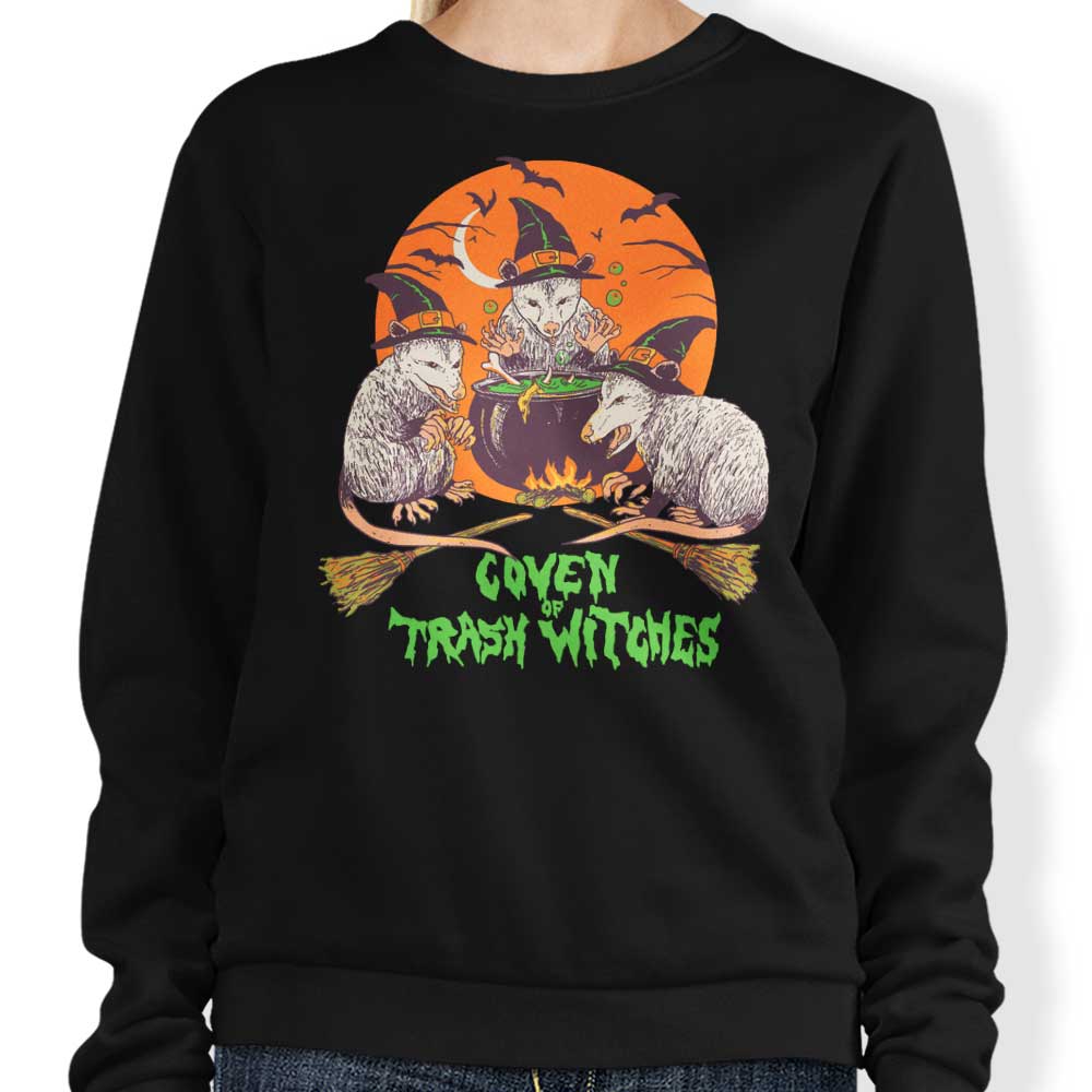Coven of Trash Witches - Adult & Kids T-Shirts, Sweatshirts & Hoodies apparel design preview 1