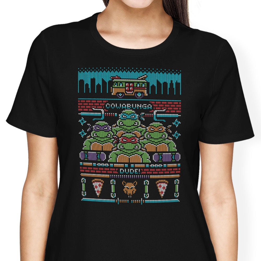 Cowabunga Dude Women's Apparel - Adult & Kids T-Shirts, Sweatshirts & Hoodies apparel design preview 2