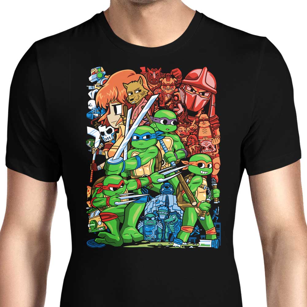 Cowabunga Pilgrim Men's Apparel - Adult & Kids T-Shirts, Sweatshirts & Hoodies apparel design preview 1