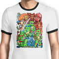 Cowabunga Pilgrim Ringer - Adult & Kids T-Shirts, Sweatshirts & Hoodies apparel design preview 1