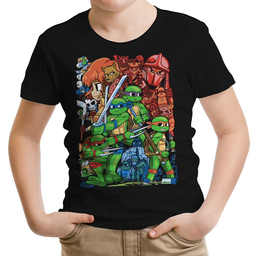Cowabunga Pilgrim Youth Apparel - Adult & Kids T-Shirts, Sweatshirts & Hoodies apparel design preview 1