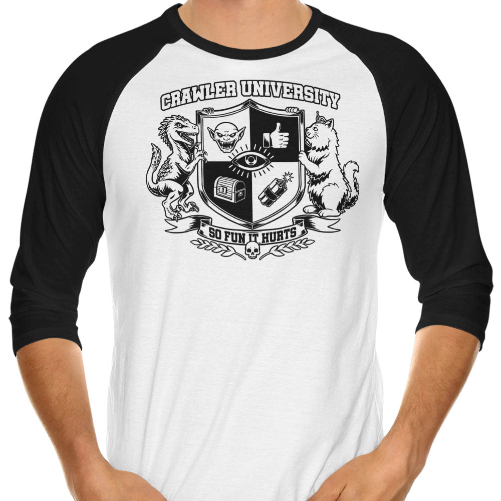 Crawler U 3/4 Sleeve Raglan - Adult & Kids T-Shirts, Sweatshirts & Hoodies apparel design preview 1