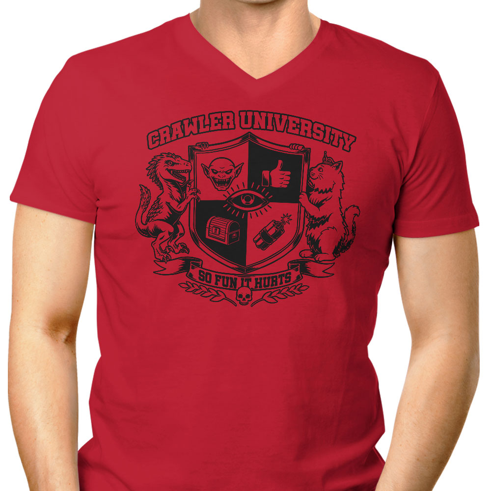 Crawler U Men's V-Neck - Adult & Kids T-Shirts, Sweatshirts & Hoodies apparel design preview 1