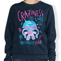 Craziness Level - Adult & Kids T-Shirts, Sweatshirts & Hoodies apparel design preview 1