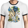 Crazy Space Ringer - Adult & Kids T-Shirts, Sweatshirts & Hoodies apparel design preview 1