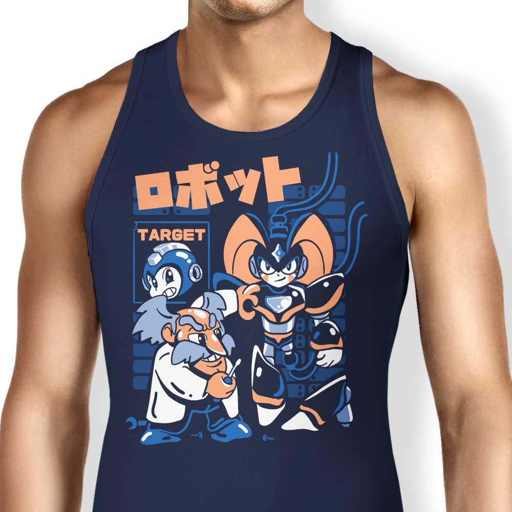 Creation of Robot Rival Tank Top - Adult & Kids T-Shirts, Sweatshirts & Hoodies apparel design preview 1