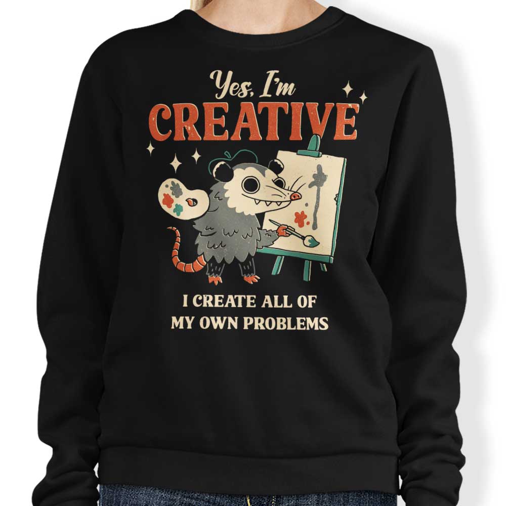 Creative Possum - Adult & Kids T-Shirts, Sweatshirts & Hoodies apparel design preview 1