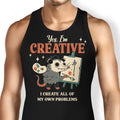 Creative Possum Tank Top - Adult & Kids T-Shirts, Sweatshirts & Hoodies apparel design preview 1