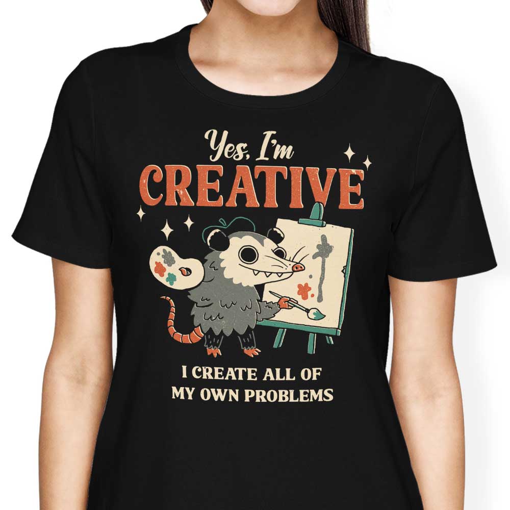 Creative Possum Women's Apparel - Adult & Kids T-Shirts, Sweatshirts & Hoodies apparel design preview 1