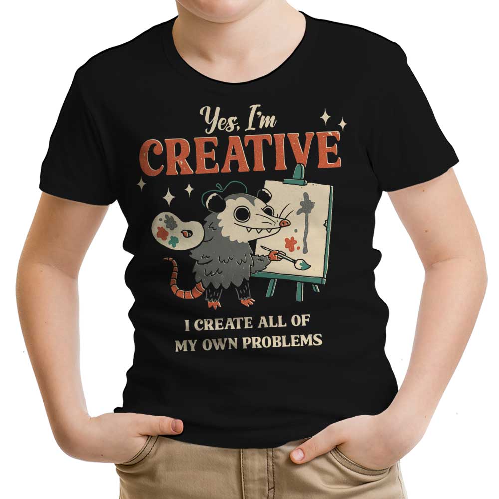 Creative Possum Youth Apparel - Adult & Kids T-Shirts, Sweatshirts & Hoodies apparel design preview 1