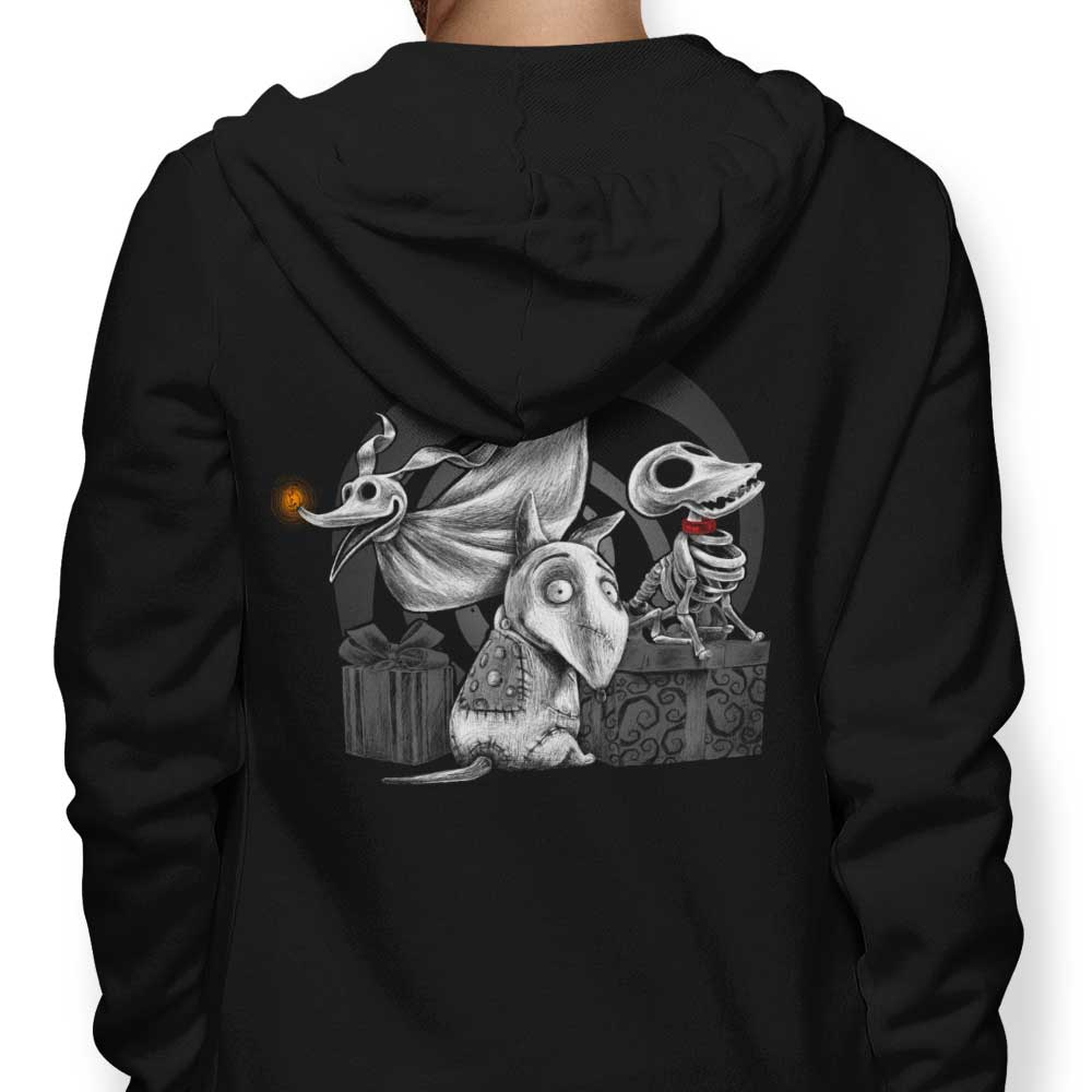 Creepy Dogs - Adult & Kids T-Shirts, Sweatshirts & Hoodies apparel design preview 1