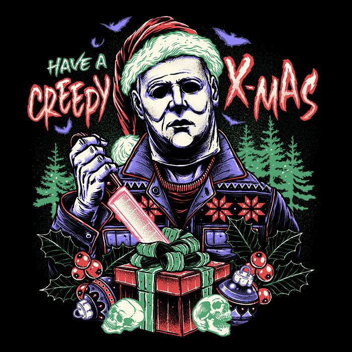 Creepy Xmas - Adult & Kids T-Shirts, Sweatshirts & Hoodies apparel design preview 2