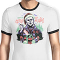 Creepy Xmas Ringer - Adult & Kids T-Shirts, Sweatshirts & Hoodies apparel design preview 1