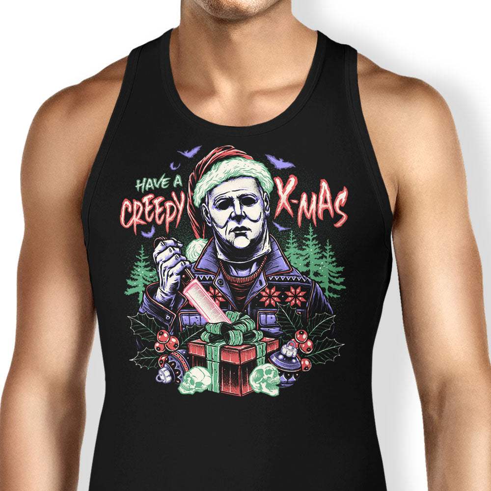 Creepy Xmas Tank Top - Adult & Kids T-Shirts, Sweatshirts & Hoodies apparel design preview 1