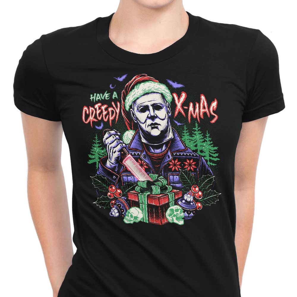 Creepy Xmas Women's Apparel - Adult & Kids T-Shirts, Sweatshirts & Hoodies apparel design preview 1