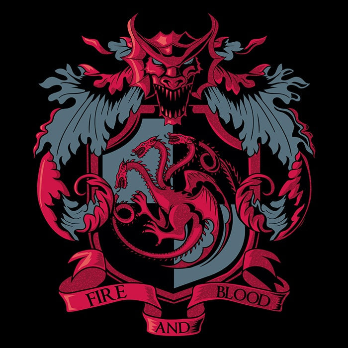 Crest of the Dragon 3/4 Sleeve Raglan - Adult & Kids T-Shirts, Sweatshirts & Hoodies apparel design preview 2