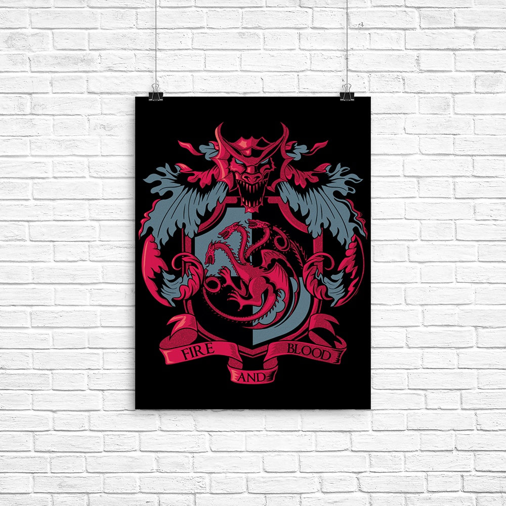 Crest of the Dragon Poster - Adult & Kids T-Shirts, Sweatshirts & Hoodies apparel design preview 1