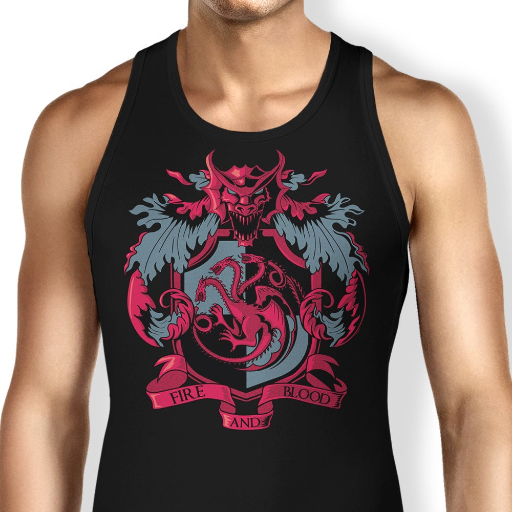 Crest of the Dragon Tank Top - Adult & Kids T-Shirts, Sweatshirts & Hoodies apparel design preview 1