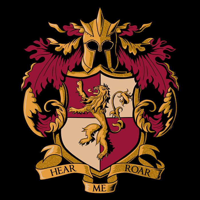 Crest of the Lion - Adult & Kids T-Shirts, Sweatshirts & Hoodies apparel design preview 2