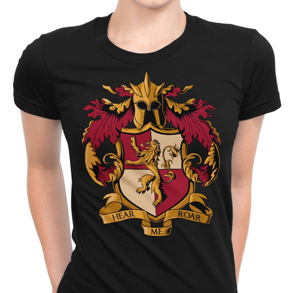 Crest of the Lion Women's Apparel - Adult & Kids T-Shirts, Sweatshirts & Hoodies apparel design preview 1
