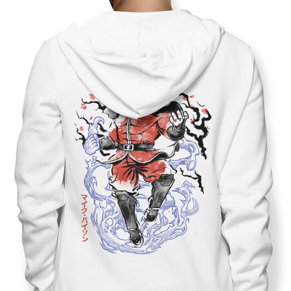 Crimson Dictator Sumi-e - Adult & Kids T-Shirts, Sweatshirts & Hoodies apparel design preview 1